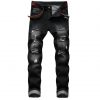 Ripped Fashion Slim-fit Trendy Straight Men's Jeans – Bild 5