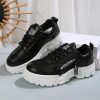 Lace-up Sports Shoes With Side-Zipper Design Fashion Thick-soled Round-toe Casual Shoes For Women Sneakers – Bild 9