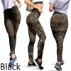 Slim-fit Printed Trousers Yoga Pants – Bild 7