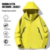 Single-layer Outdoor Shell Jacket Thin Windproof Waterproof Mountaineering Suit – Bild 4
