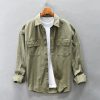 Japanese-style Retro Workwear Shirt Men's Long Sleeve – Bild 2