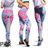 Slim-fit Printed Trousers Yoga Pants – Bild 9