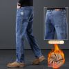 Autumn And Winter Straight Loose Plus Size Men's Fleece Padded Pants – Bild 8