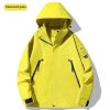 Single-layer Outdoor Shell Jacket Thin Windproof Waterproof Mountaineering Suit – Bild 7