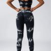 Women Scrunch Workout Leggings Butt Lifting High Waisted Yoga Pants - Tie Dye Seamless Booty Gym Tights – Bild 3