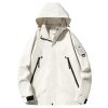 Single-layer Outdoor Shell Jacket Thin Windproof Waterproof Mountaineering Suit – Bild 5