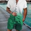 Coconut Tree 3d Printed Short Sleeve Shorts Suit – Bild 10