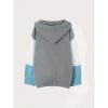 Versatile Long Sleeved Hooded Woolen Knitted Sweater – Bild 5