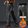 Autumn And Winter Straight Loose Plus Size Men's Fleece Padded Pants – Bild 7