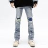 American Personality Jeans Zipper Worn Burrs Tassels Hip Hop Design Sense – Bild 5