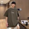 Summer Pure Cotton Plus Size Men's Letter Short Sleeve – Bild 6