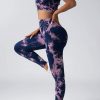Women Scrunch Workout Leggings Butt Lifting High Waisted Yoga Pants - Tie Dye Seamless Booty Gym Tights – Bild 9