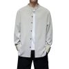Men's Spring And Autumn Cotton Linen Linen Embroidered Ceramic Buckle – Bild 2