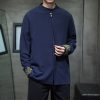 Men's Spring And Autumn Cotton Linen Linen Embroidered Ceramic Buckle – Bild 3