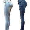 European And American Style Women Ripped Slimming Jeans – Bild 4