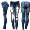 European And American Style Women Ripped Slimming Jeans – Bild 6