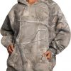 Women's Camouflage Hoodie Maple Leaf Print Oversized Sports Hoodie – Bild 7