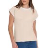 Women's Round Neck Knitted Top Casual Striped Contrast Color Sweater – Bild 7