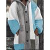 Versatile Long Sleeved Hooded Woolen Knitted Sweater – Bild 6