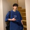 Summer Pure Cotton Plus Size Men's Letter Short Sleeve – Bild 8