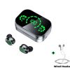 YD03 Wireless Bluetooth-compatible Headset TWS Large Screen Smart Digital Display In Ear Breathing Light – Bild 9