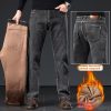 Autumn And Winter Straight Loose Plus Size Men's Fleece Padded Pants – Bild 4