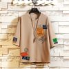 Men's Printed Round Neck Fashion Brand Short Sleeves – Bild 4