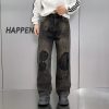 Loose Wide Leg Blue Washed Jeans – Bild 7