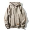 Thick Warm Affixed Cloth Embroidered Hoodie Coat – Bild 4