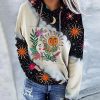 Comfort Loose Casual Drawstring Hoodie – Bild 8