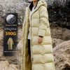 Thickened Extra Long Down Jacket Women's Over-the-knee Long Warm Jacket – Bild 6