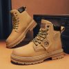 Mens Casual Biker High Top Martin Boots – Bild 8