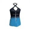 Ladies' Printed Backless Chest Hollow Hanging Neck Fashionable Casual Camisole Top – Bild 2
