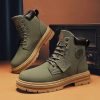 Mens Casual Biker High Top Martin Boots – Bild 9