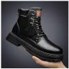 Mens Casual Biker High Top Martin Boots – Bild 7