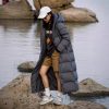 Thickened Extra Long Down Jacket Women's Over-the-knee Long Warm Jacket – Bild 3