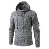 Horn Button Slim Fit Men's Sweater – Bild 4