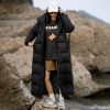 Thickened Extra Long Down Jacket Women's Over-the-knee Long Warm Jacket – Bild 4