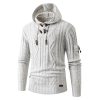Horn Button Slim Fit Men's Sweater – Bild 2