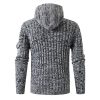 Horn Button Slim Fit Men's Sweater – Bild 3