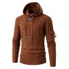 Horn Button Slim Fit Men's Sweater – Bild 5