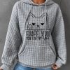 Comfort Loose Casual Drawstring Hoodie – Bild 5