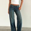 High Quality Women's Straight Jeans – Bild 6